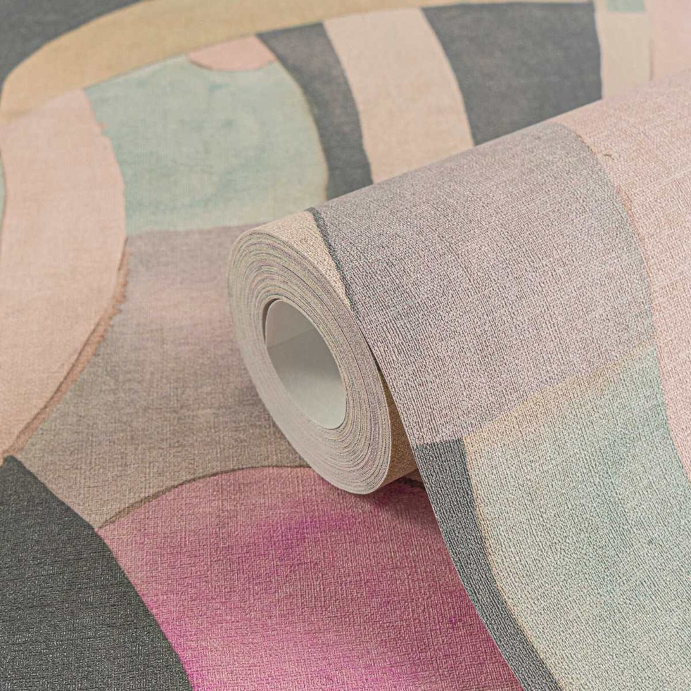 Tapeta na zeď ANNA and ANDREA, akvarel černá Tapeta na zeď ANNA and ANDREA, akvarel černá