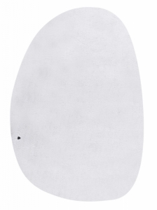Jednobarevný koberec TOM TAILOR COZY PEBBLE white
