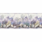 Vliesová bordura SK-Borten – motiv mořských mušlí a korálů