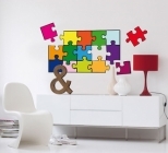 Dětské dekorace na zeď Puzzle