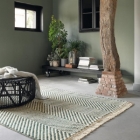 Vlněný koberec Atelier Twill modrá