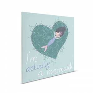 Dětský obraz na plátně Lilly & Luis – mořská víla se srdcem