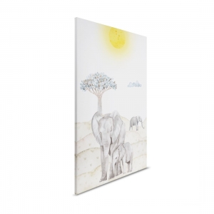 Dětský obraz na plátně Lilly and Luis Sloni