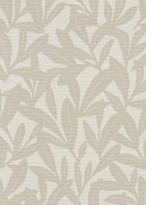 Tapeta na zeď LA TERRASSE, Erismann, listy taupe