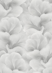 Tapeta na zeď, FASHION FOR WALLS 5, flowers šedá